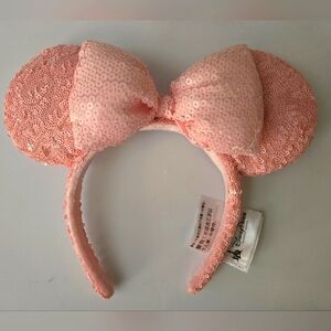 Bubblefum Pink Disney Parka Sequin Minnie Ears Headband